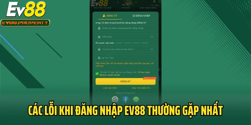 Chú ý xử lý các vấn đề khi đăng nhập tài khoản để truy cập tài khoản thành viên